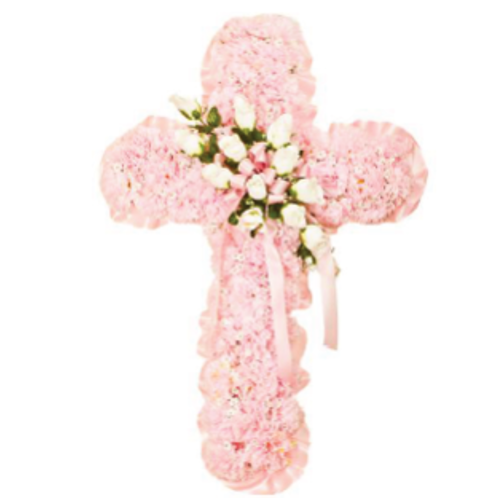 Corazones y cruces funerarias - F965